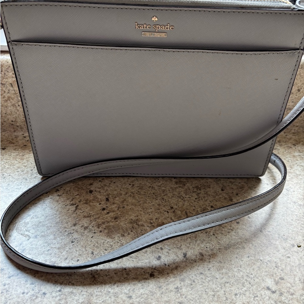 Kate Spade Blue Crossbody Bag with Adjustable Strap